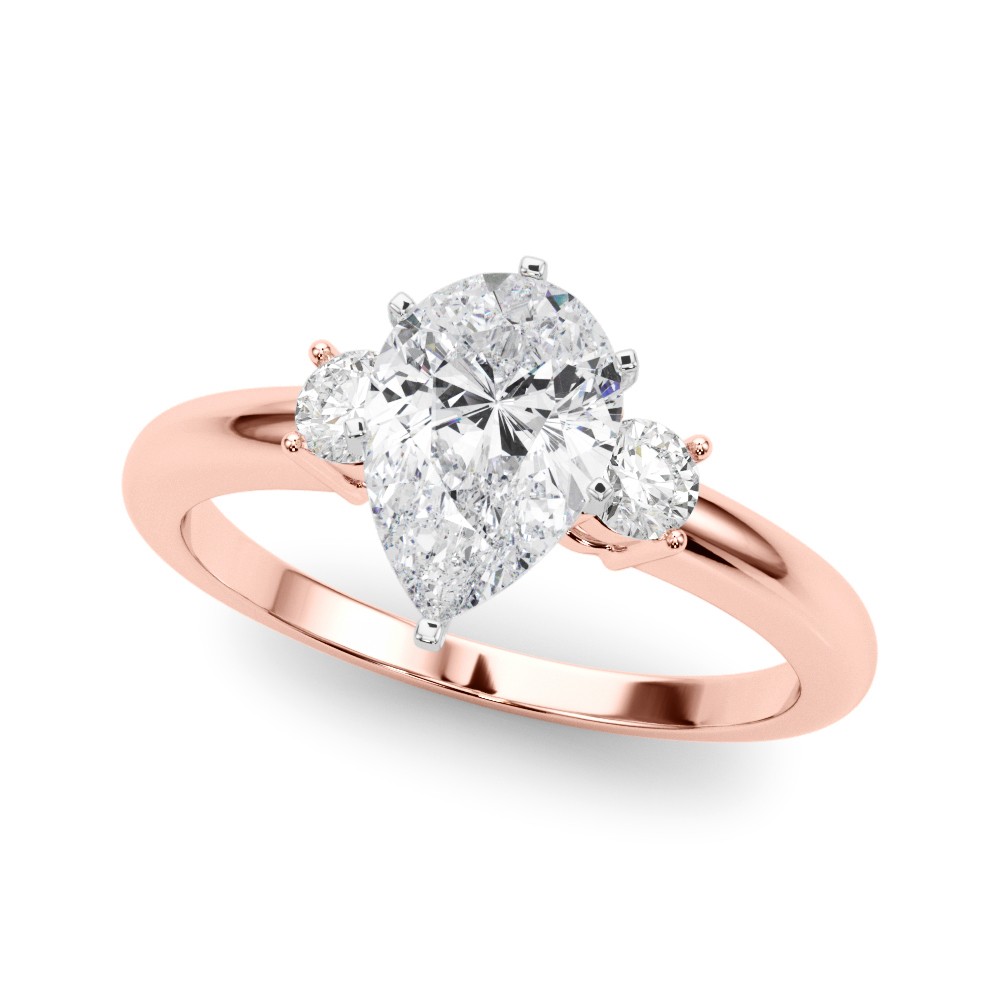 6 Prong Set Lab-Created Diamond  Engagement Ring