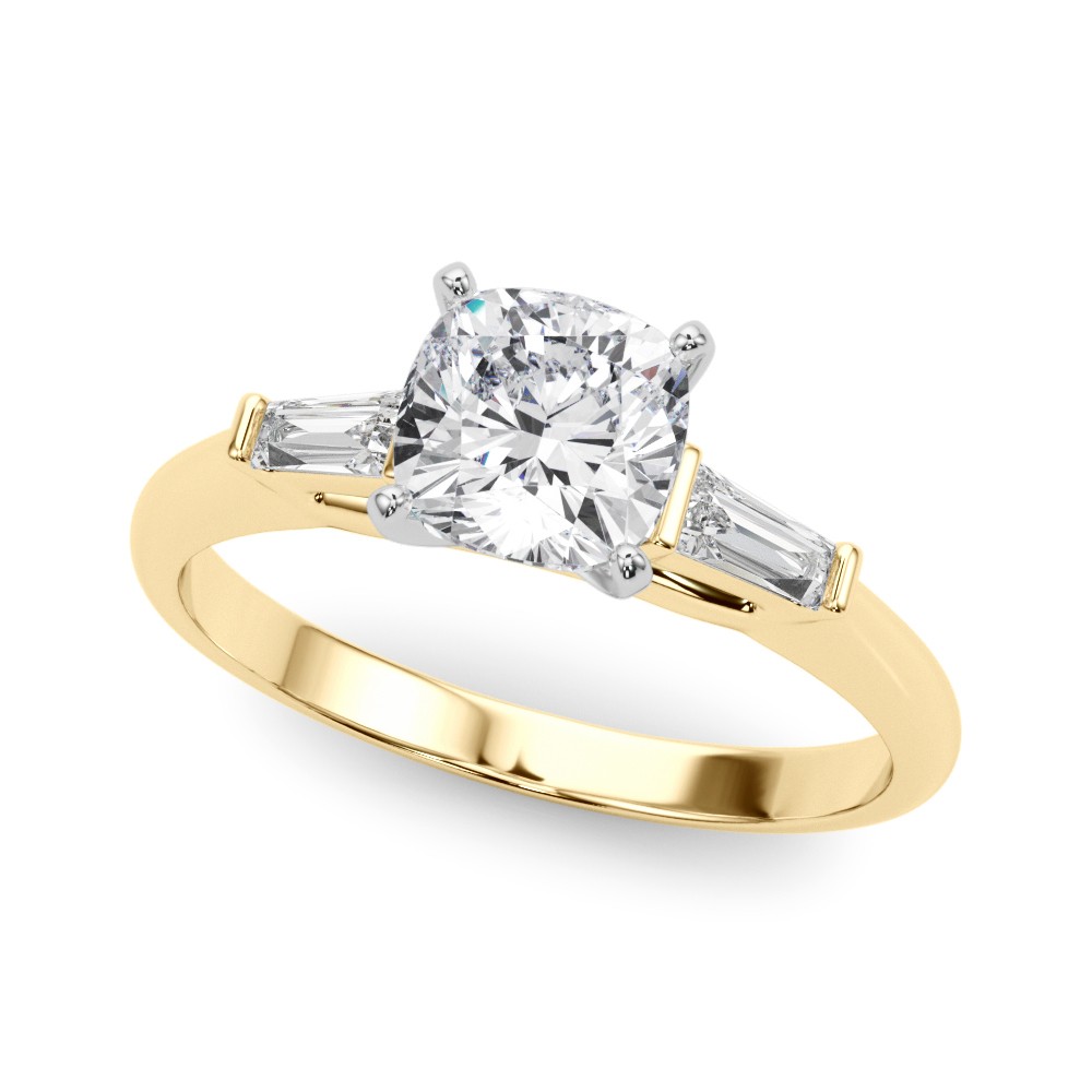 Yume Lab-Created Diamond 4 Prong Set  Engagement Ring