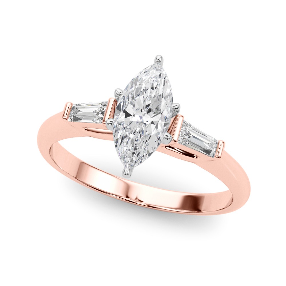 6 Prong Set Lab-Created Diamond  Engagement Ring