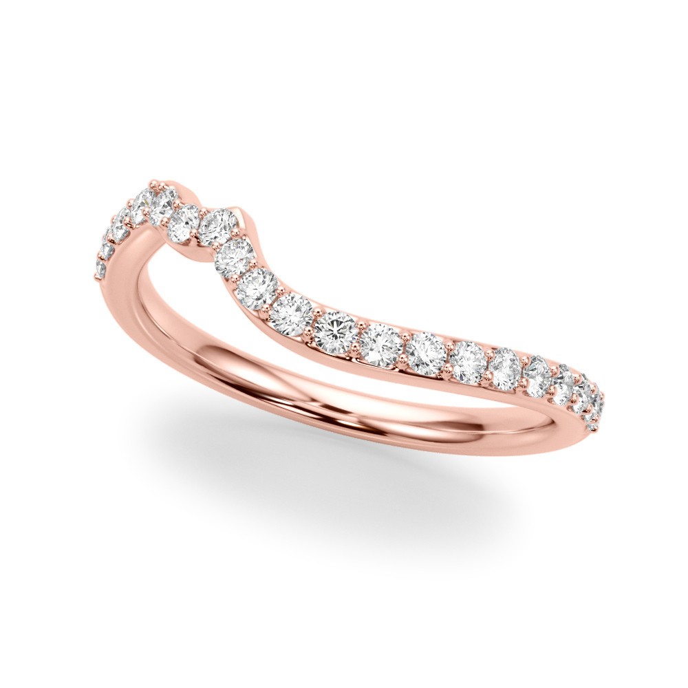 Xcaret Lab-Created Diamond Pave Setting  Wedding Ring