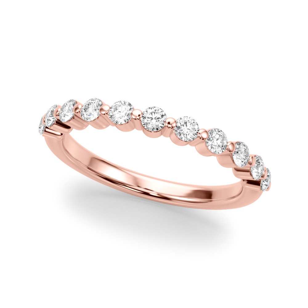 Gelorina Natural Shared Prong Set  Diamond Ring