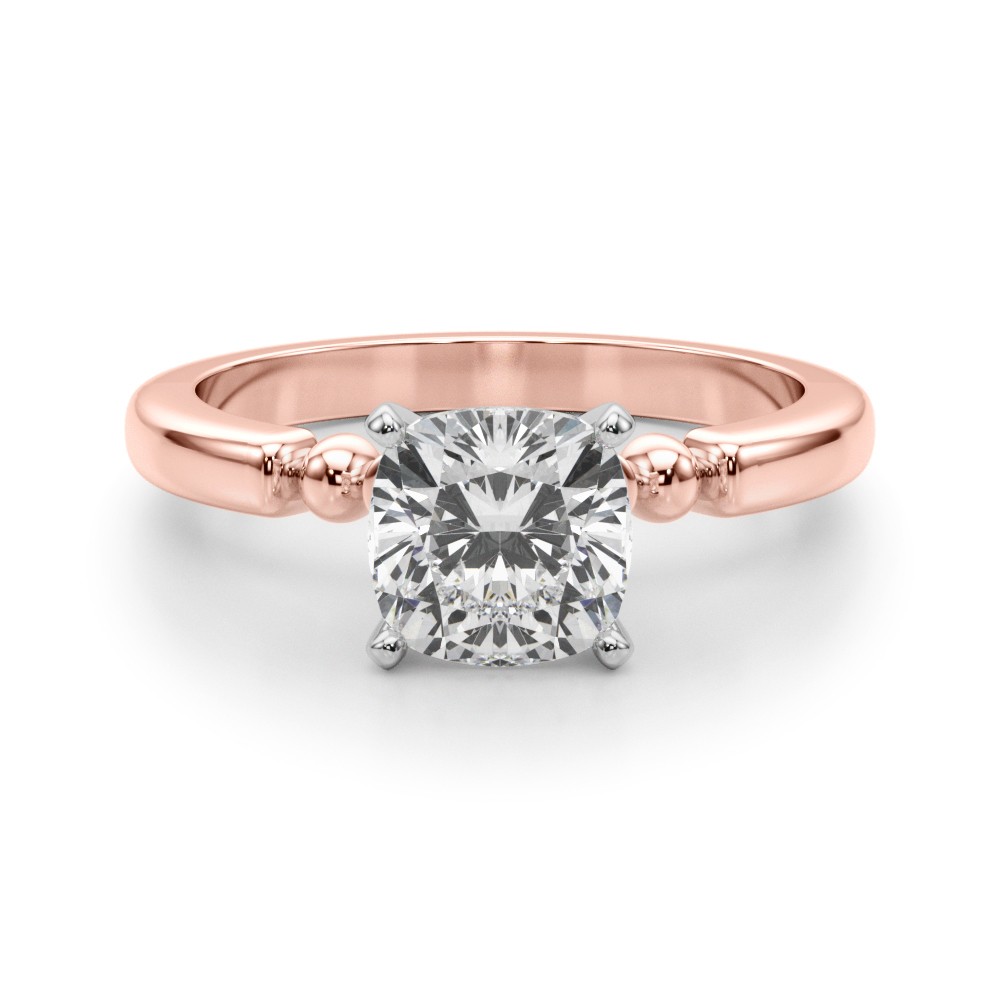 Judy Natural Diamond 4 Prong  Engagement Ring