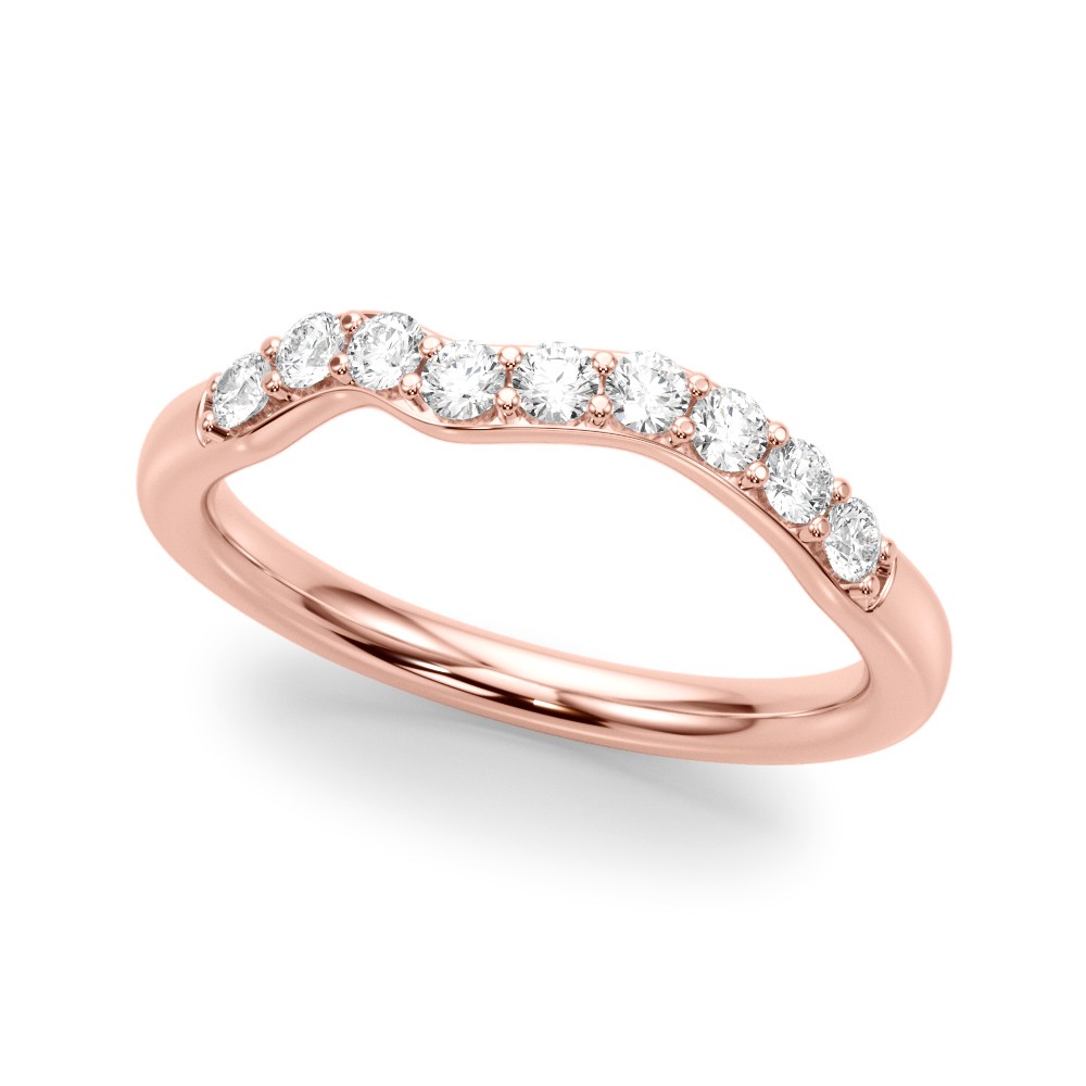Steno Lab-Created Diamond 4 Prong  Engagement Ring