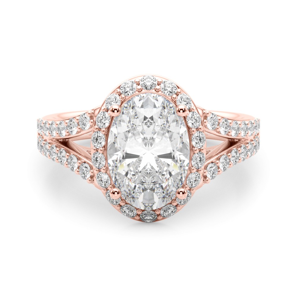 4 Prong Natural Diamond  Engagement Ring
