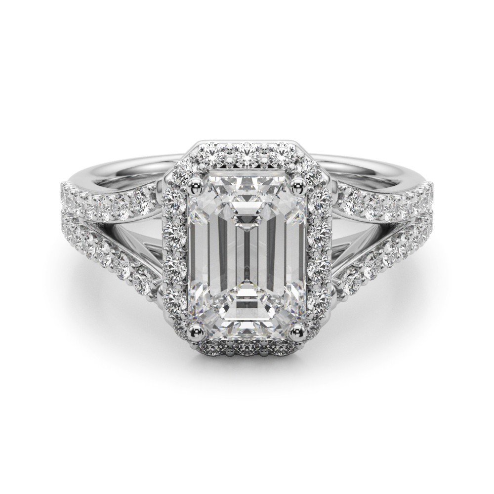 4 Prong Natural Diamond  Engagement Ring