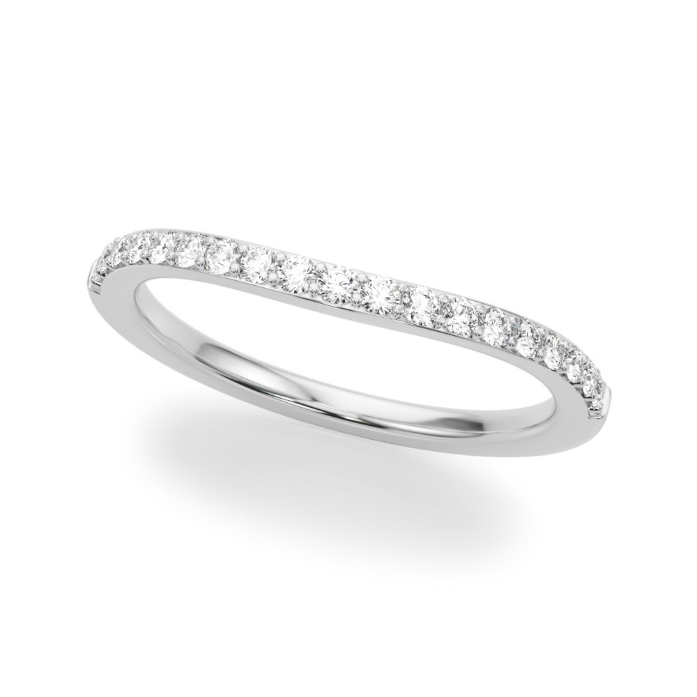 Xari Lab-Created Diamond Pave Setting  Wedding Ring