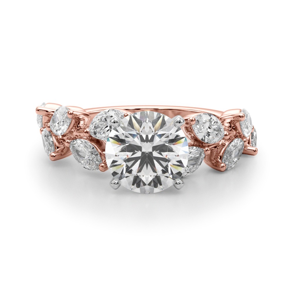 Sefrina Natural 4 Prong Set  Diamond Ring