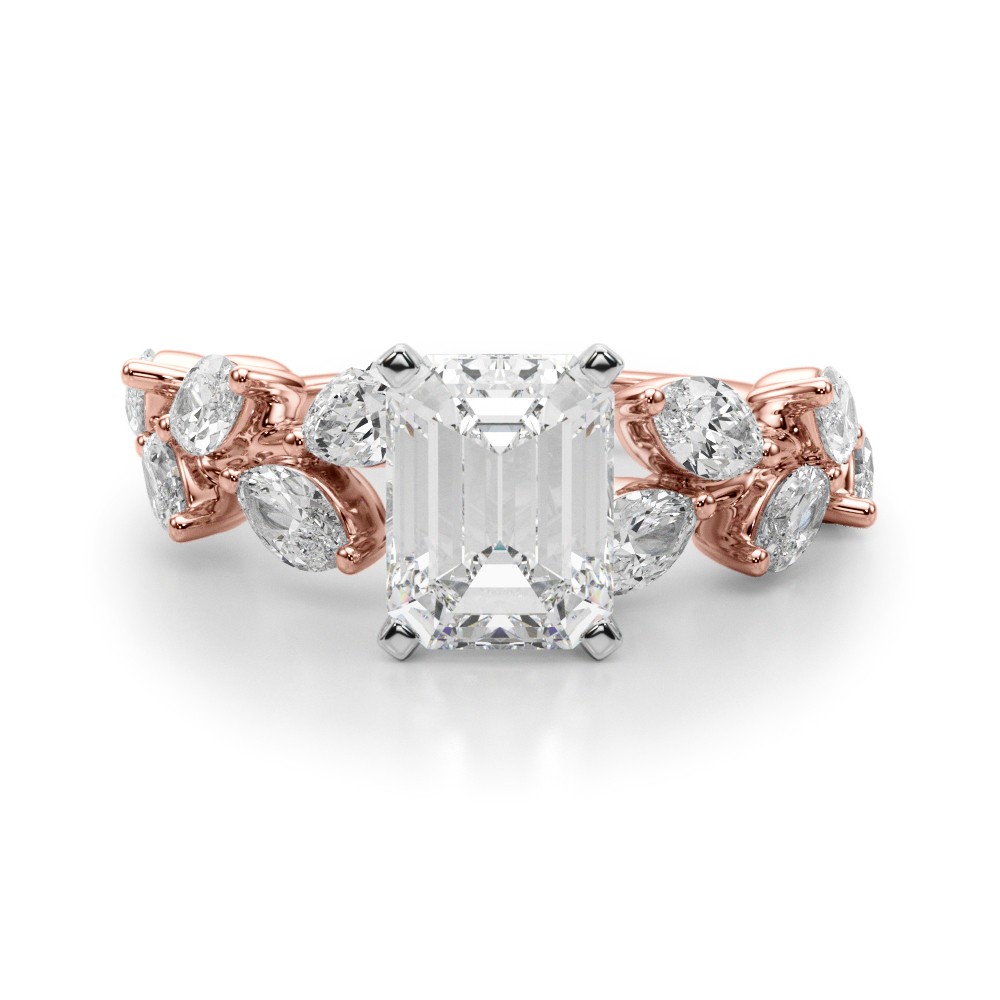 Sefrina Natural 4 Prong Set  Diamond Ring