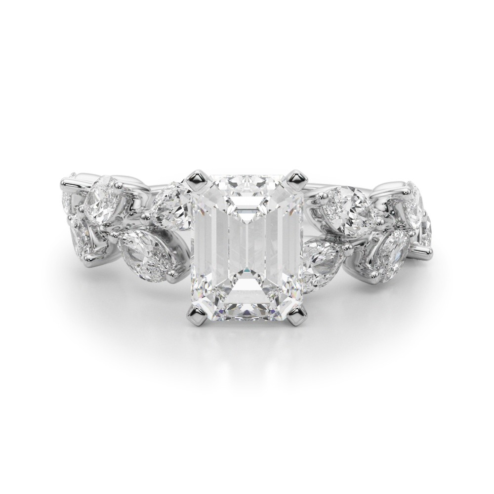 Sefrina Natural 4 Prong Set  Diamond Ring