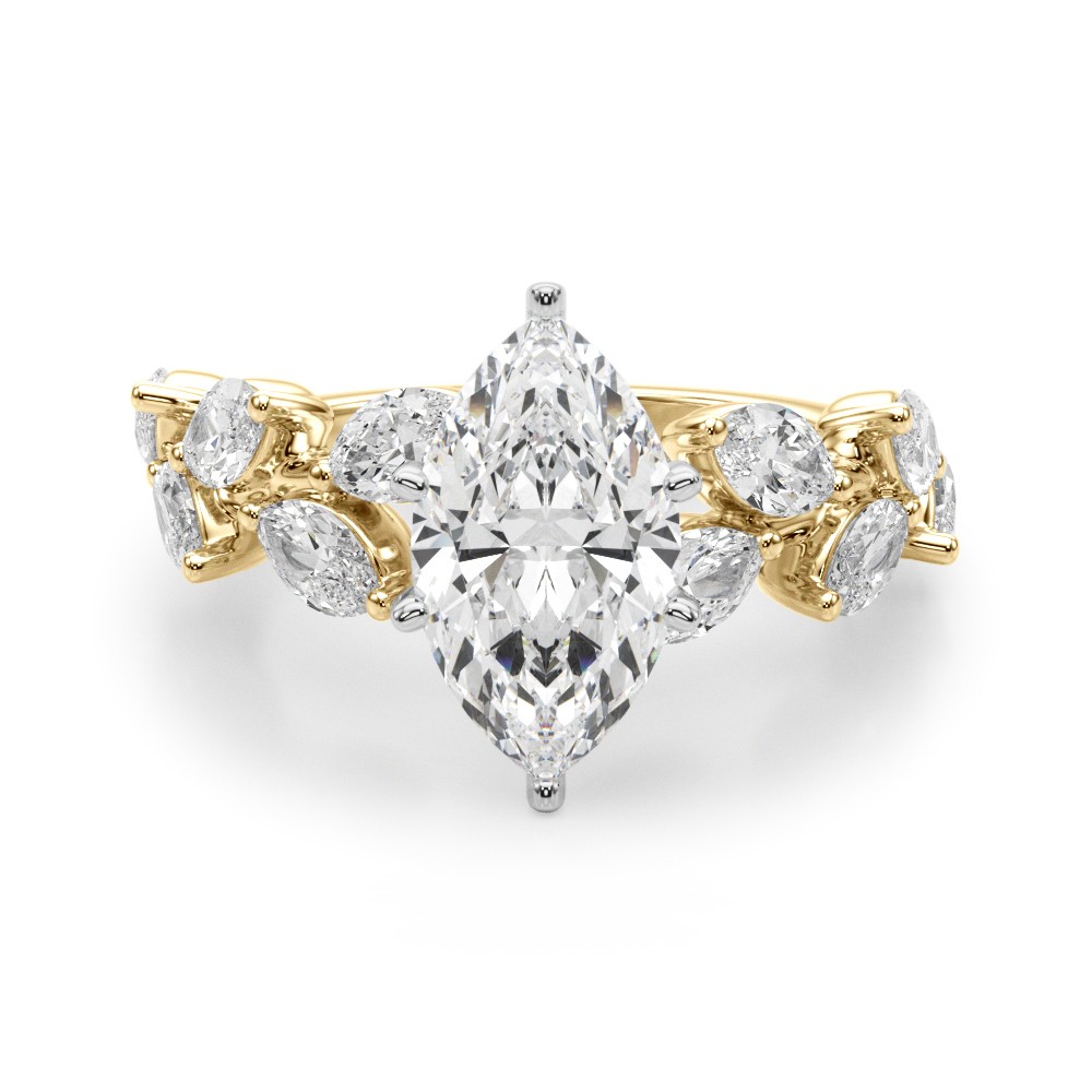 Sefrina Natural 6 Prong Set  Diamond Ring