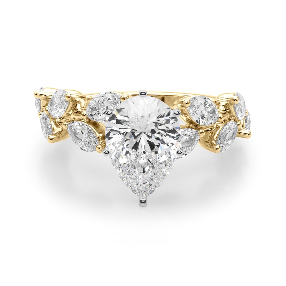 Sefrina Natural 6 Prong Set  Diamond Ring