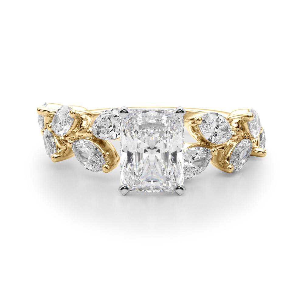 Sefrina Natural 4 Prong Set  Diamond Ring