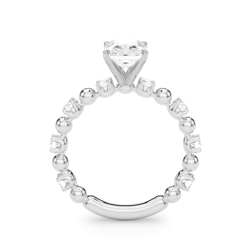 Pricilian Natural Diamond 4 Prong  Engagement Ring
