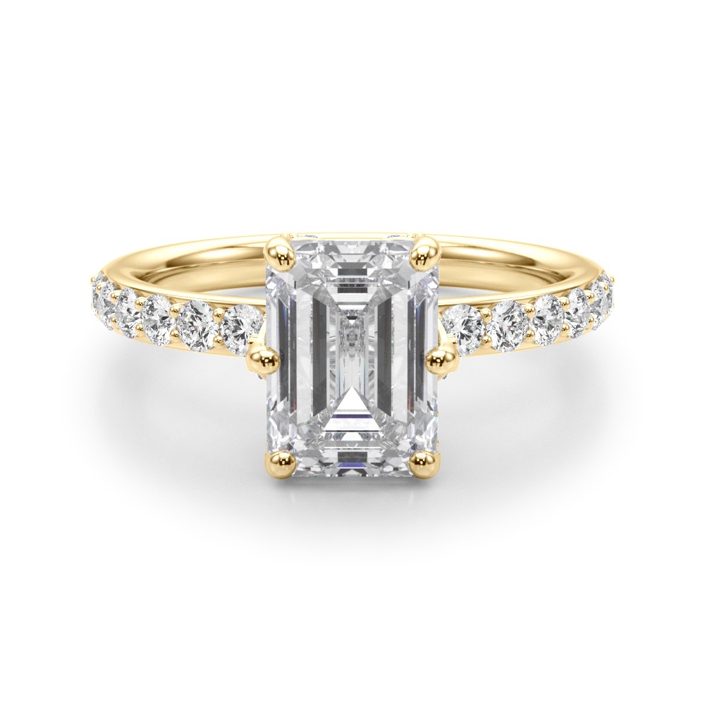 Eliza Natural Diamond 4 Prong  Engagement Ring