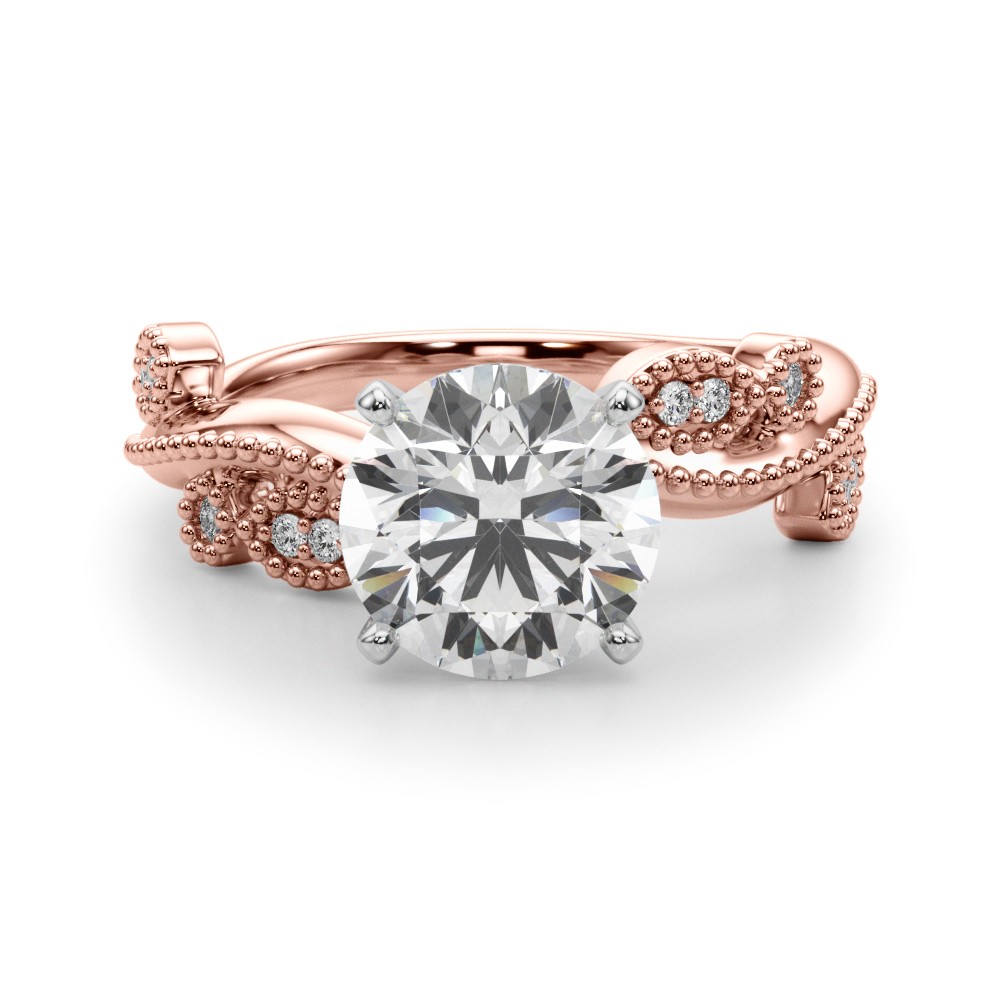 Sofilin Lab-Created 4 Prong Set  Diamond Ring
