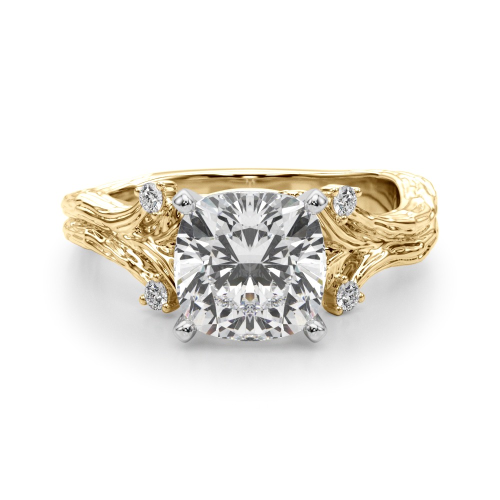 Saronia Natural 4 Prong Set Diamond Ring
