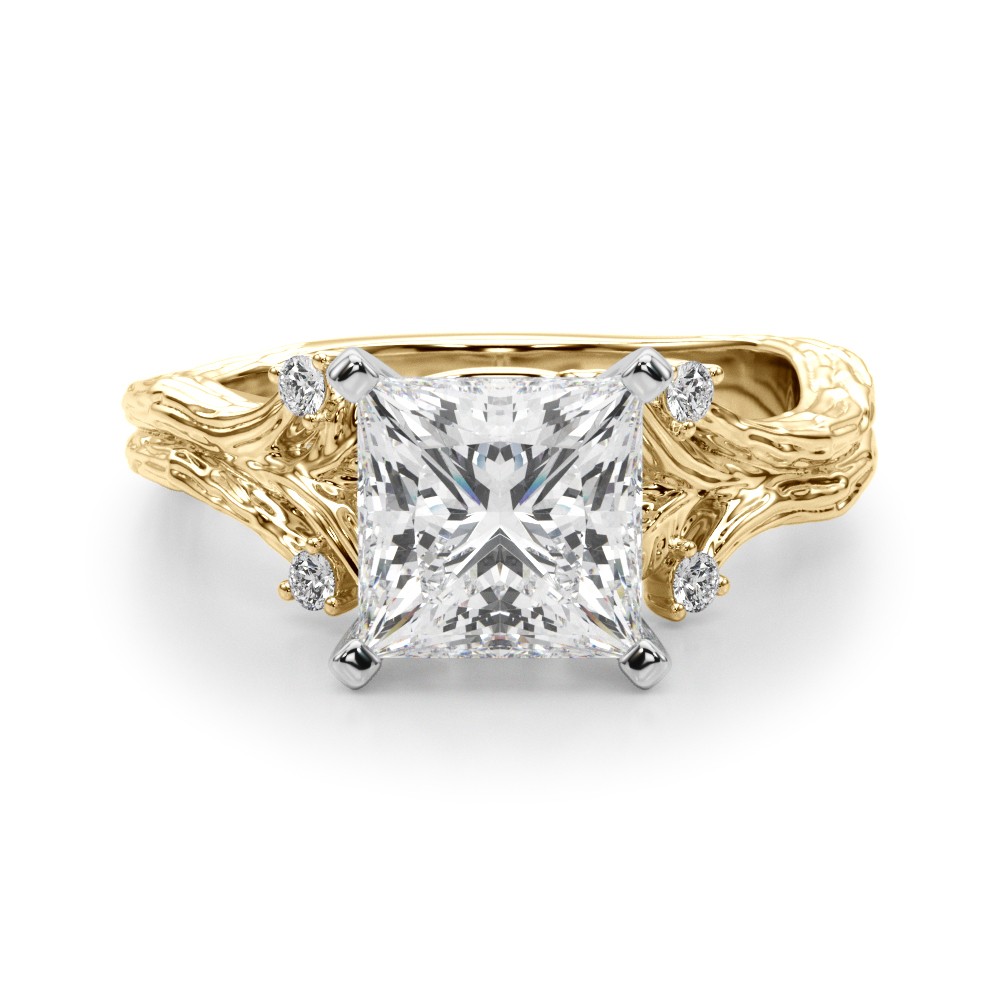 Saronia Natural 4 Prong Set  Diamond Ring