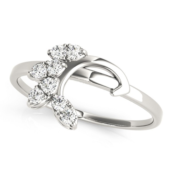 Alelia Natural Shared Prong Set  Diamond Ring