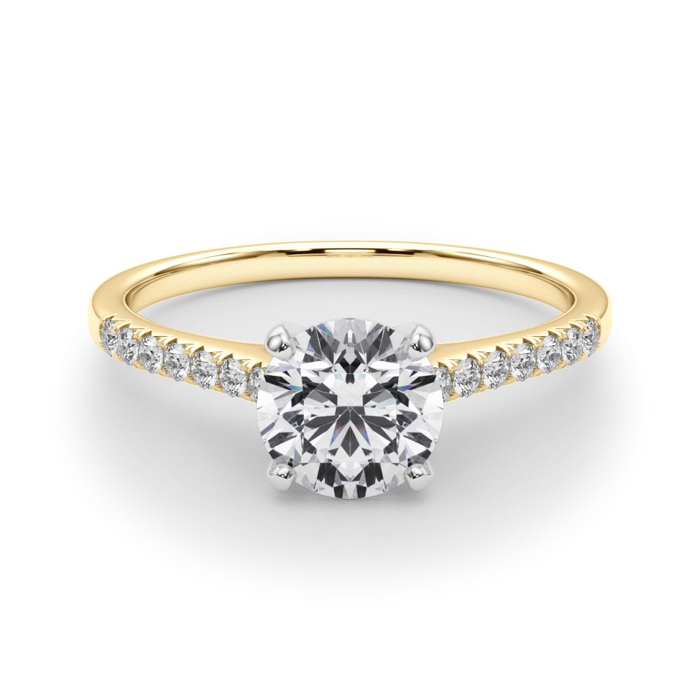 Nahomi Natural Diamond 4 Prong  Engagement Ring
