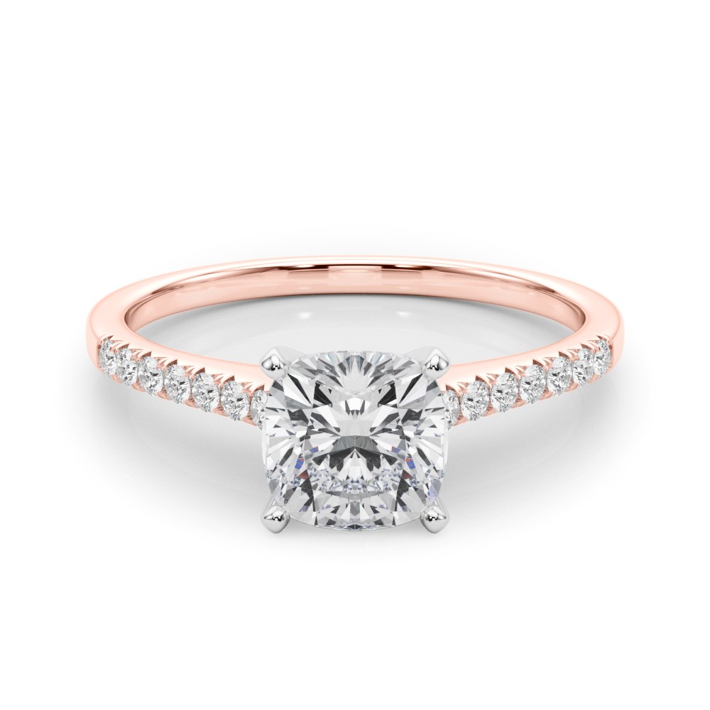 Nahomi Natural Diamond 4 Prong  Engagement Ring