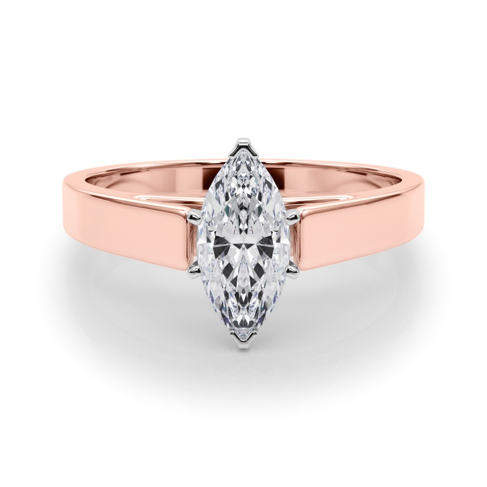 Analin Lab-Created 6 Prong  Diamond Ring