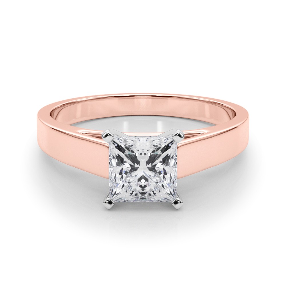 Analin Lab-Created 4 Prong  Diamond Ring