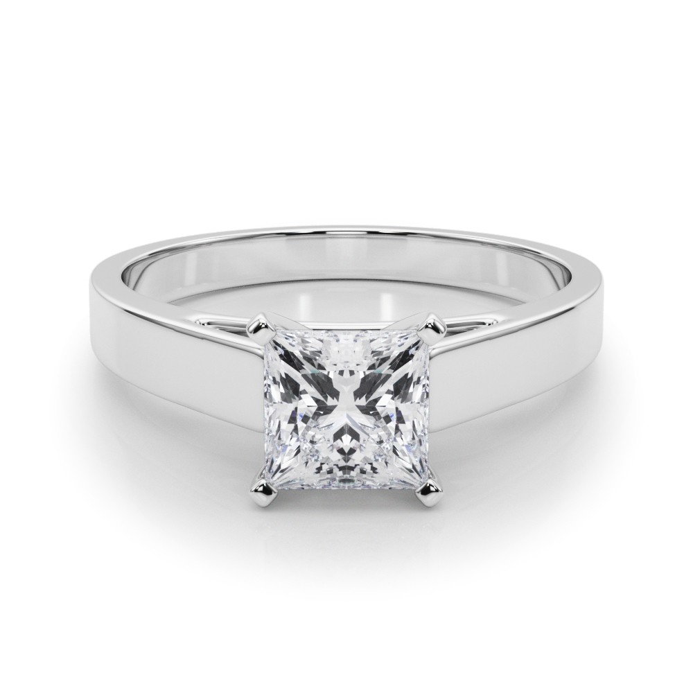 Analin Lab-Created 4 Prong  Diamond Ring