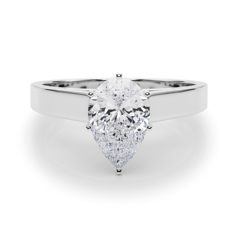 Analin Lab-Created 6 Prong  Diamond Ring