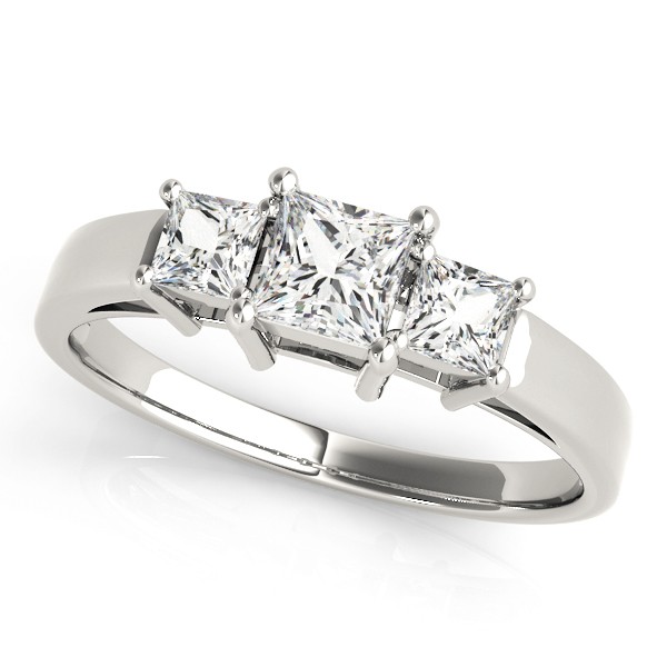 4 Prong Set Lab-Created Diamond  Engagement Ring