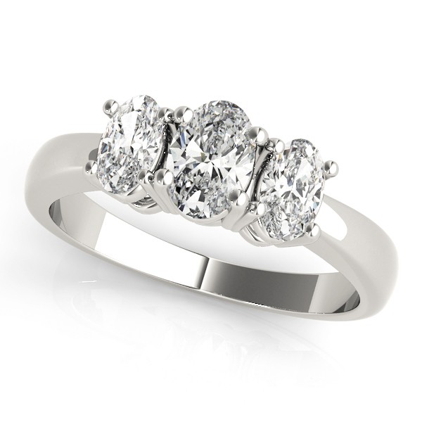 4 Prong Set Lab-Created Diamond  Engagement Ring