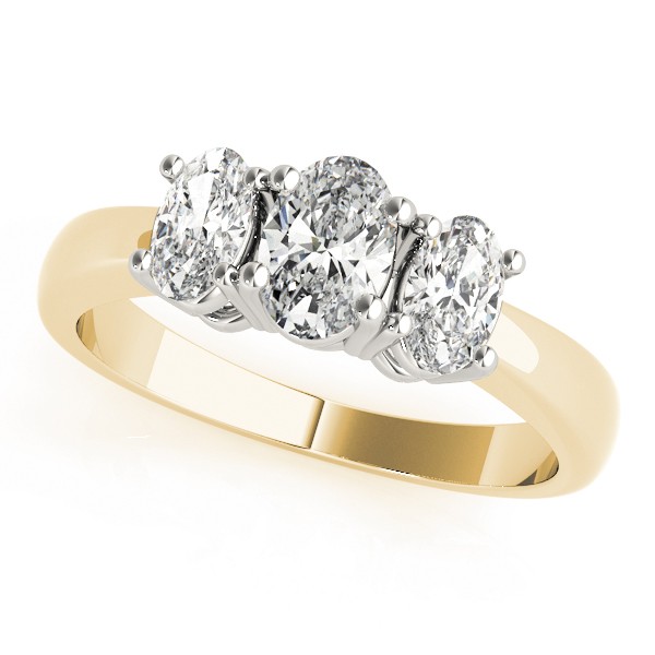 4 Prong Set Lab-Created Diamond  Engagement Ring