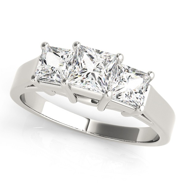 4 Prong Set Lab-Created Diamond  Engagement Ring