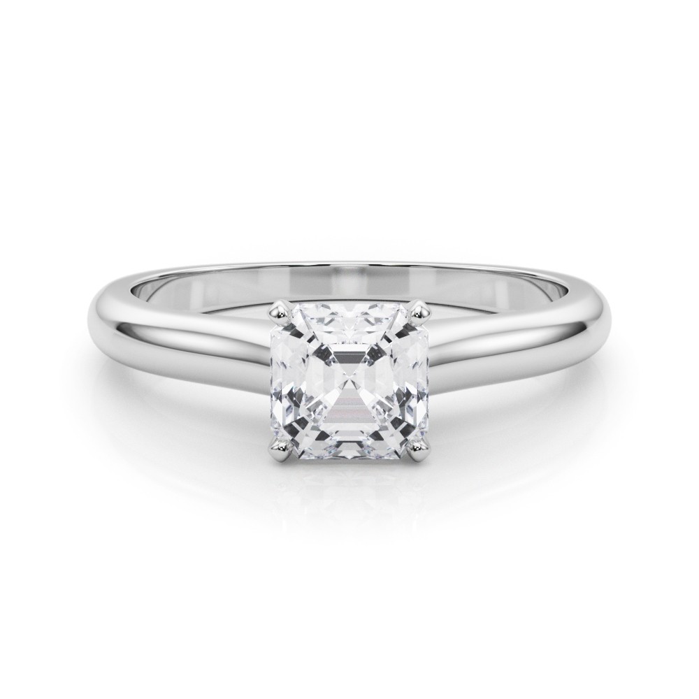 Alerinna Lab-Created 4 Prong  Diamond Ring
