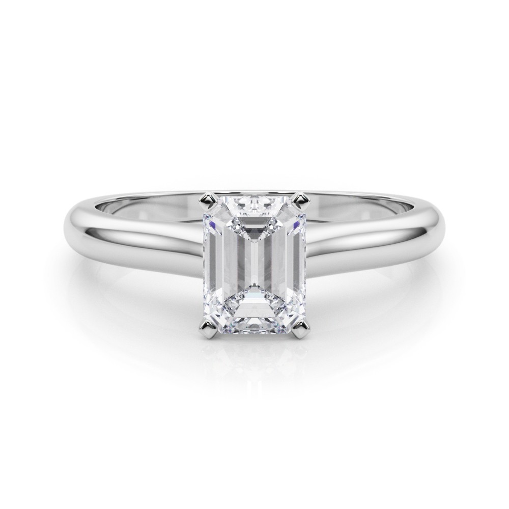 Alerinna Lab-Created 4 Prong  Diamond Ring