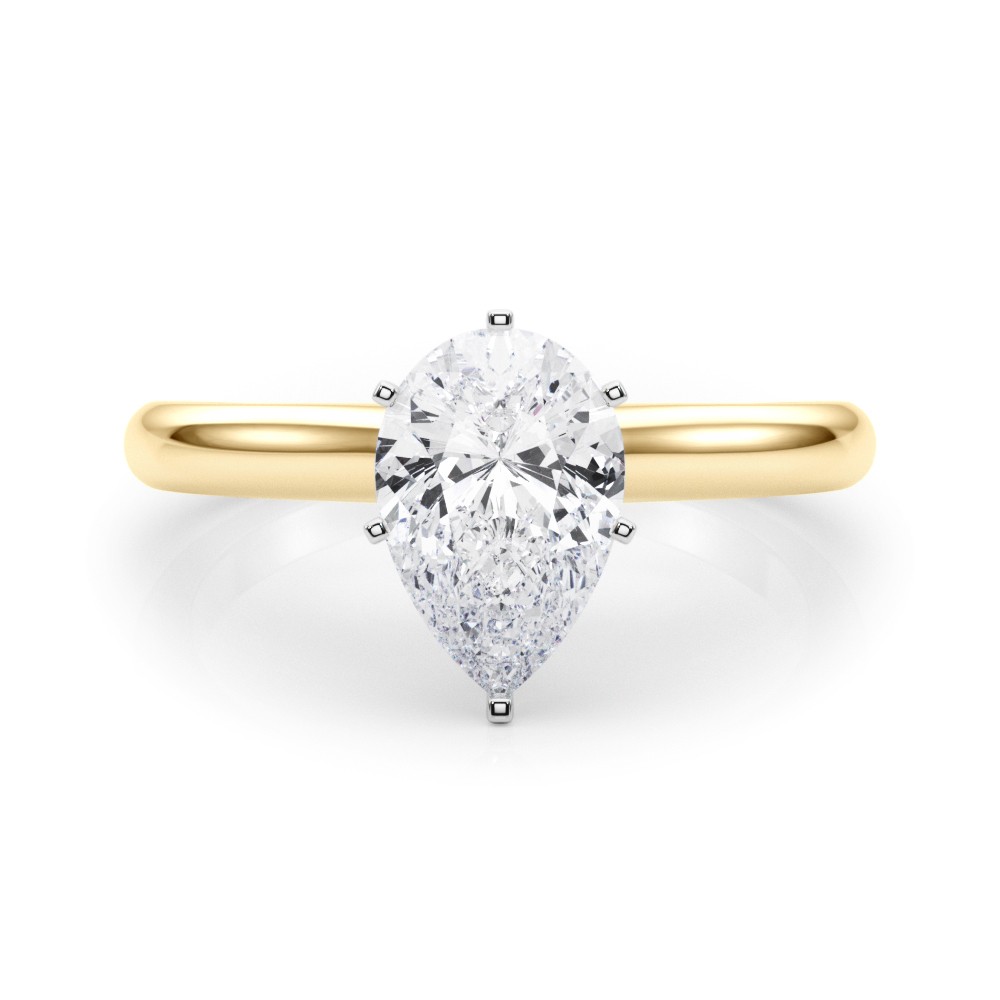 Alerinna Lab-Created 6 Prong  Diamond Ring