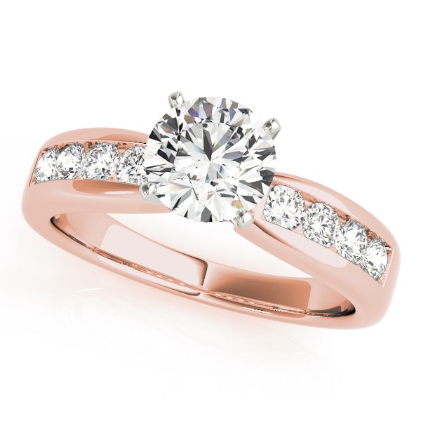Zavian Lab-Created Diamond 4 Prong Setting  Engagement Ring
