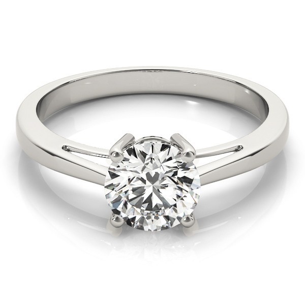 4 Prong Natural Diamond  Engagement Ring