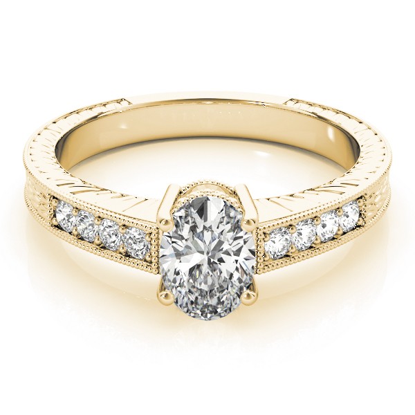 4 Prong Natural Diamond  Engagement Ring