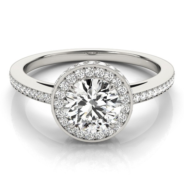 4 Prong Lab-Created Diamond  Engagement Ring