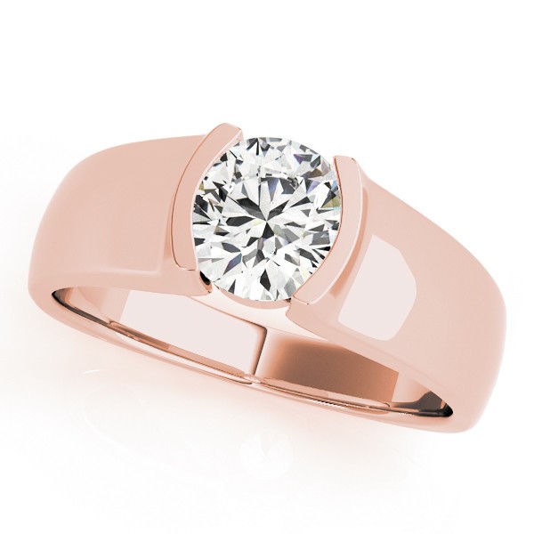 Maisy Natural Half Bezel  Diamond Ring