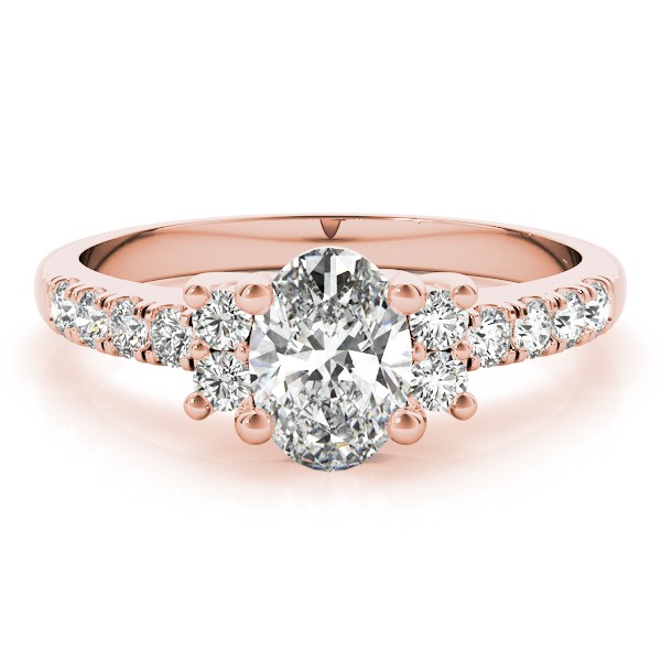 4 Prong Natural Diamond  Engagement Ring