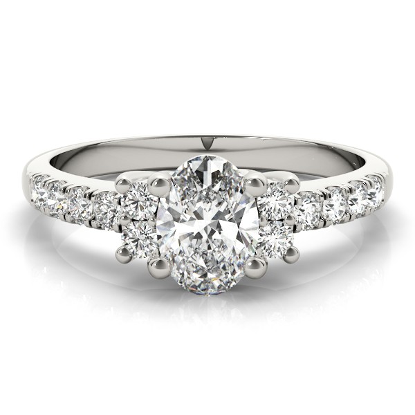 4 Prong Natural Diamond  Engagement Ring