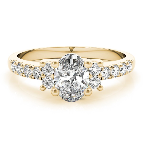 4 Prong Natural Diamond  Engagement Ring
