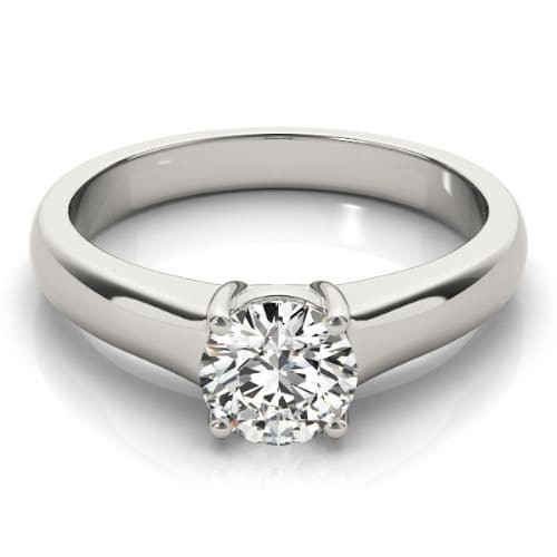 4 Prong Natural  Diamond Ring