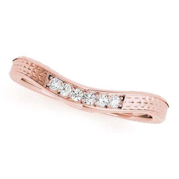 Rosarina Natural Diamond Pave set  Wedding Ring