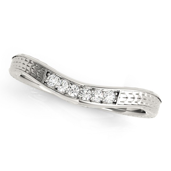 Rosarina Natural Diamond Pave set  Wedding Ring