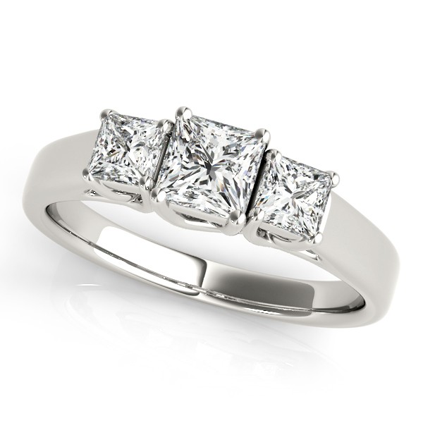 4 Prong Set Lab-Created Diamond  Engagement Ring