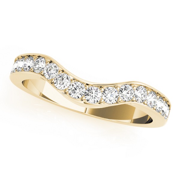 Xylon Natural Diamond Pave Setting  Wedding Ring