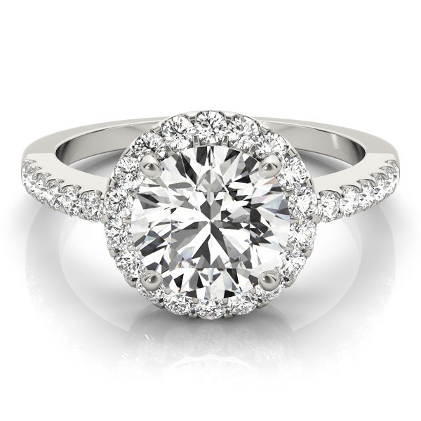 4 Prong Natural Diamond  Engagement Ring