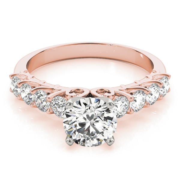 Aslin Natural Diamond 4 Prong  Engagement Ring